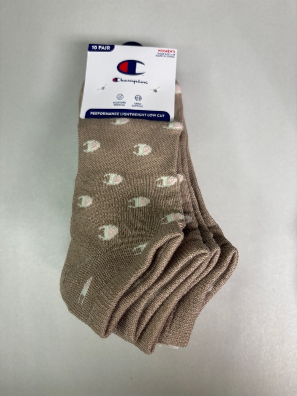 New Champion Socks Women’s 10 Pair Performance Low Cut Socks Casual Activewear